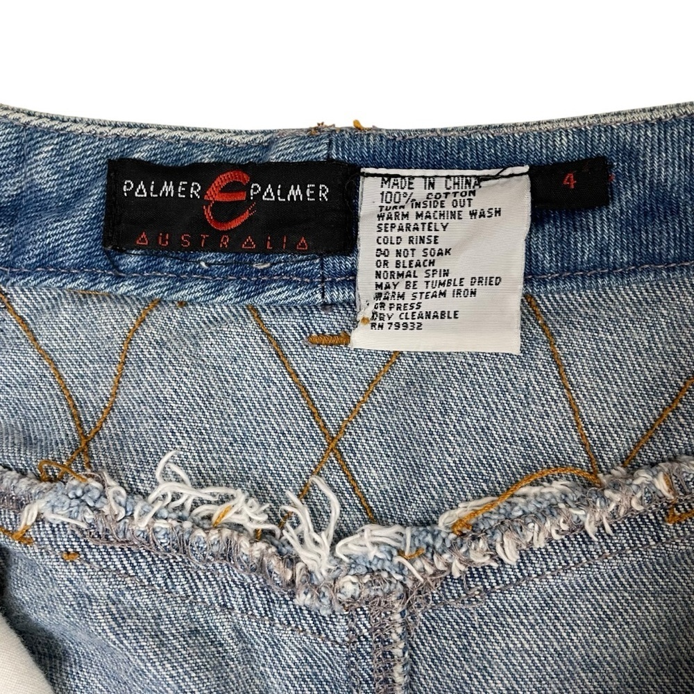 Palmer e Palmer Australia Blue‎ Denim Western Cowgirl Skirt - Picture 6 of 10